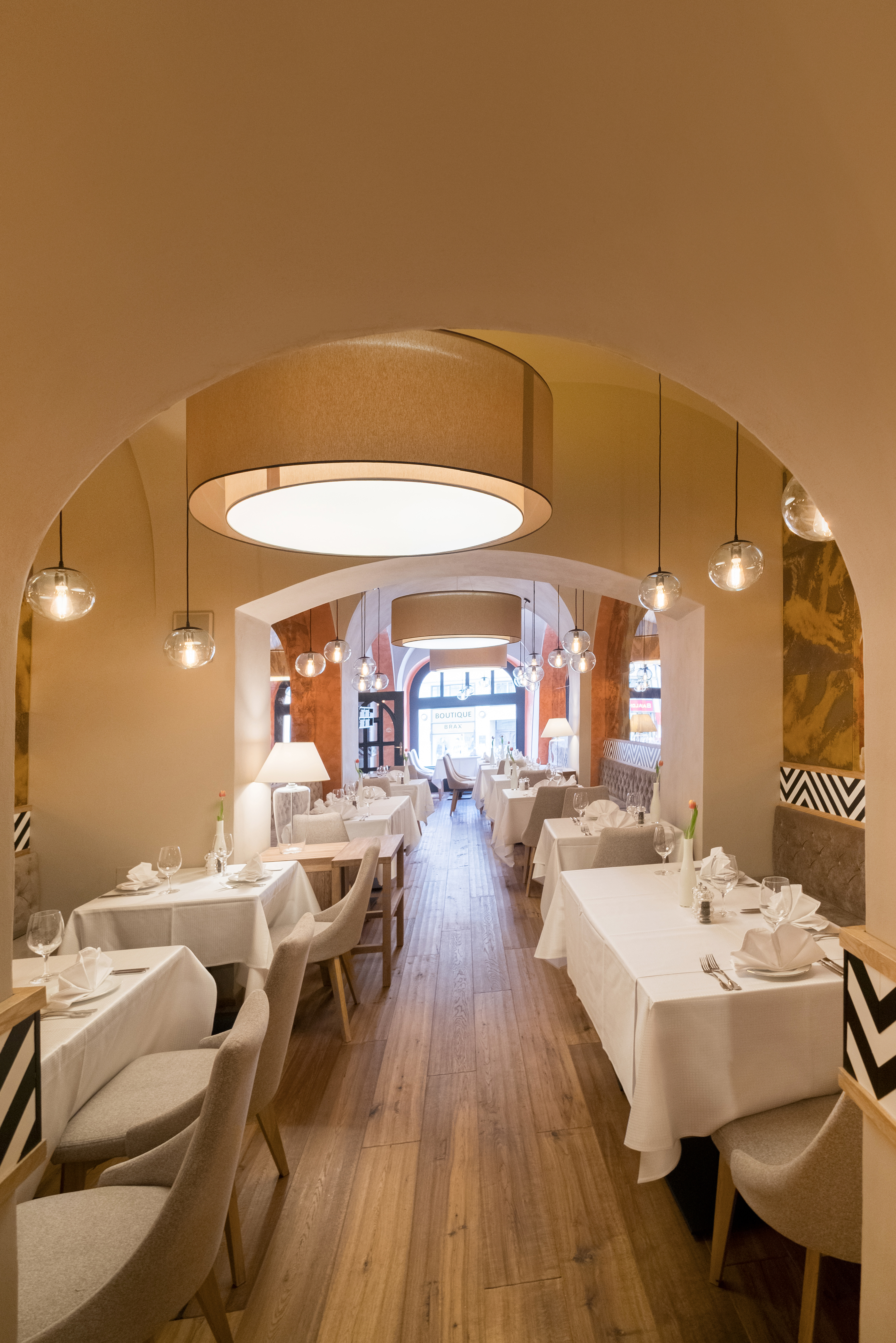 Vysoce hodnocena restaurace hotelu Promenáda